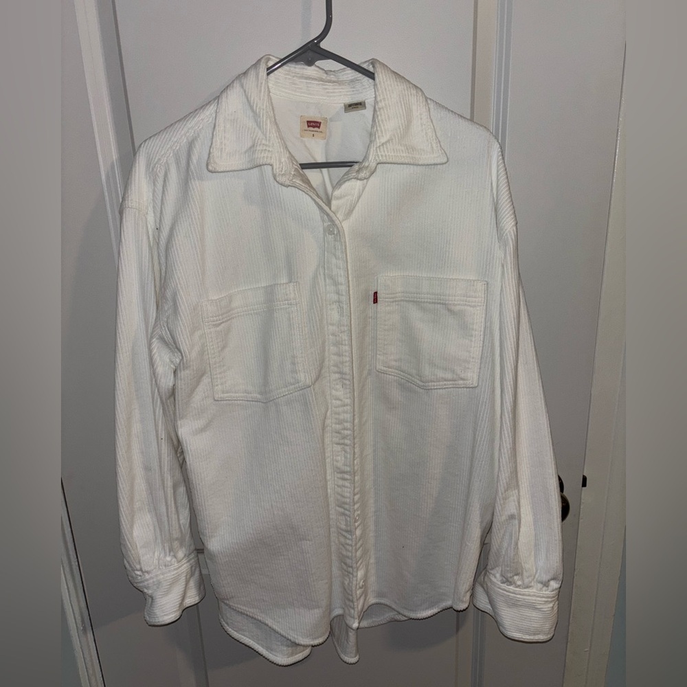 Levi's White Button Down Shirt for Women